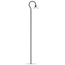 Staande lamp SIMPLESSA GU10, chroom, zwart dimbaar