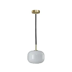 Pendelarmatuur CUSCINO SMALL G9 IP20, messing, zwart