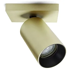 Spot SPOTON 1 draaibaar, roteerbaar GU10 IP20, messing