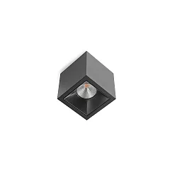 Plafondarmatuur SQUARE CEILING LED IP20, zwart dimbaar