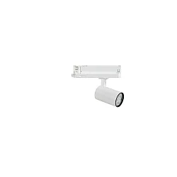 3-fase spot MARCO 2 MINI DBT draaibaar, roteerbaar IP20, gepoedercoat, transparant, wit 