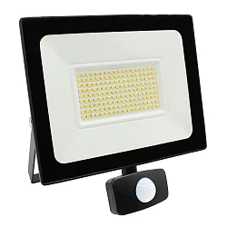 Paneelspot ISPOT XL draaibaar, met bewegingsmelder IP54, zwart 