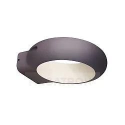 Wandarmatuur voor buitenshuis SATURNO up down IP54, antraciet 
