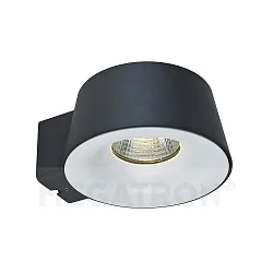 Wandarmatuur voor buitenshuis SIBU IP54, antraciet 