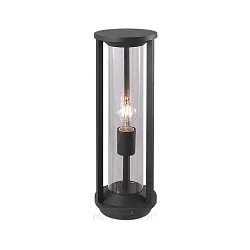 Lichtpaal CILLO E27 IP65, zwart dimbaar
