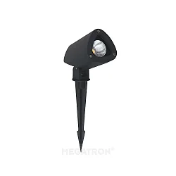 Armatuur met grondpen GARTIA S klein, met stekker IP65, zwart 