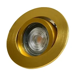 Ring DECOCLIC rond, draaibaar, goud mat