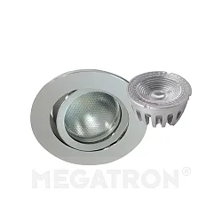 Downlight DECOCLIC rond, Dim-To-Warm IP23, zilver dimbaar