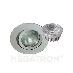 Downlight DECOCLIC rond, Dim-To-Warm IP23, ijzer geborsteld dimbaar