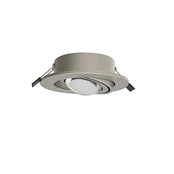 recessed luminaire PLANEX + POWERLENS 60° flat, swivelling, with lens optics GX53 IP20, nickel matt  4