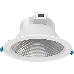 Inbouwarmatuur FILA FR Ø 20CM CCT Switch, schakelbaar, multipower, met reflector IP54, wit 14