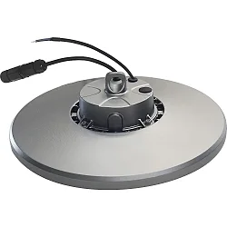Halstraler HELA 5-STEP LUMEN SELECT slagvast, flikkervrij IP65, grijs dimbaar