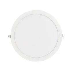 recessed downlight LED PANEL FLAT 300 R 840 350MA PRISM round, UGR < 19, excl. LED driver IP20, white dimmable