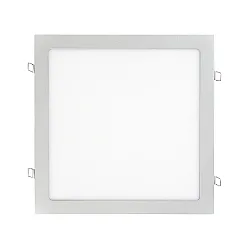 recessed downlight LED PANEL FLAT 300 Q 840 350MA PRISM square, UGR < 19, excl. LED driver IP20, mat, titanium dimmable