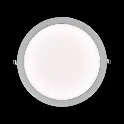 Inbouwdownlight LED PANEL FLAT 300 R SCCT 350MA PRISM rond, CCT Switch, UGR < 19, excl. netvoeding IP20, mat, titaan dimbaar
