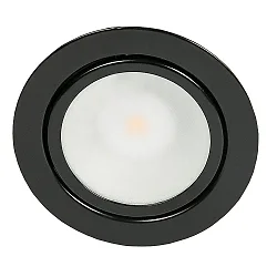 LED funiture built-in downlight N 5020 COB (3 pc. + accessories), 3x 3.3W 3000K, fixed optics, black