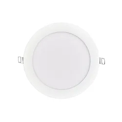 recessed downlight LED PANEL FLAT 130 R SCCT 350MA OPAL round, CCT Switch, excl. LED driver IP20, black dimmable