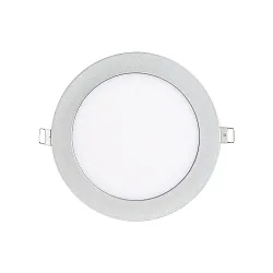 recessed downlight LED PANEL FLAT 130 R 840 350MA OPAL standard, round, excl. LED driver IP20, mat, titanium dimmable