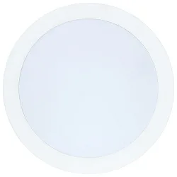 Inbouwdownlight LED PANEL FLAT 130 R 350MA IP44 rond, excl. netvoeding IP44, wit dimbaar