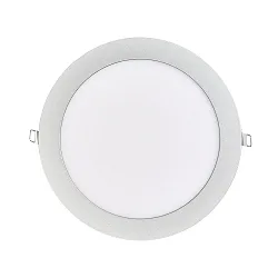 recessed downlight LED PANEL FLAT 190 R 840 350MA OPAL standard, round, excl. LED driver IP20, mat, titanium dimmable