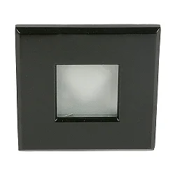 Recessed outdoor luminaire WT 50 Q, IP65 on front, Ø 8.6cm, GX5.3 max. 50W, black