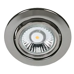 Downlight C 3830 draaibaar IP20, chroom, zwart dimbaar