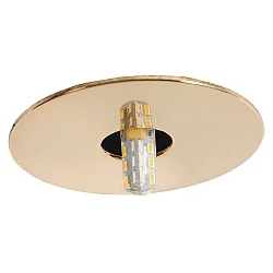 Plafondinbouwarmatuur C 410 Gy6,35 IP20, goud dimbaar