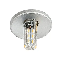 Plafondinbouwarmatuur C 411 G4 IP20, chroom mat dimbaar