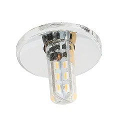 Plafondinbouwarmatuur C 411 G4 IP20, chroom dimbaar