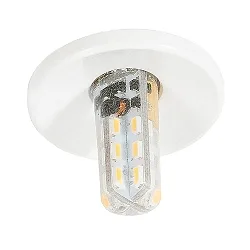 Plafondinbouwarmatuur C 411 G4 IP20, wit dimbaar