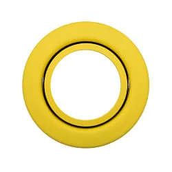 ceiling recessed luminaire D 3830 ORGANIC ZINC YELLOW swivelling, without socket IP20, yellow dimmable