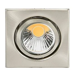 Downlight D 3830 Q draaibaar IP20, nikkel geborsteld dimbaar