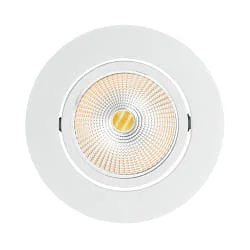 Downlight 5068 ECO FLAT SCCT 38° DIM C rond, draaibaar, CCT Switch IP40