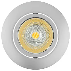 Downlight 5068 ECO FLAT SCCT 38° DIM C rond, draaibaar, CCT Switch IP40, chroom mat dimbaar