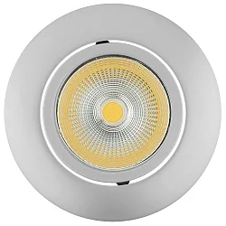 Recessed LED spot 5068 ECO FLAT, round, 350mA, 8W 3000K 700lm 24°, CRi>90, dimmable, matt chrome
