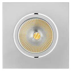 Downlight 5068Q ECO FLAT SCCT 38° DIM C hoekig, draaibaar, CCT Switch IP40, chroom mat dimbaar