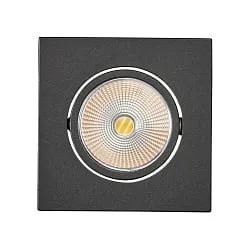Downlight 5068Q ECO FLAT SCCT 38° DIM C hoekig, draaibaar, CCT Switch IP40, zwart mat dimbaar