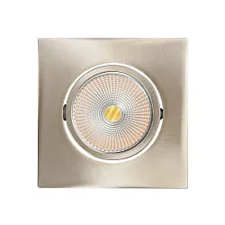 Inbouwdownlight ECO FLAT 5068Q DIM / 38° rond, CCT Switch, dimbaar IP40, nikkel geborsteld dimbaar