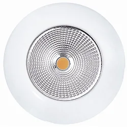 Downlight 5068 ECO FLAT rond, dimbaar IP44, wit mat dimbaar