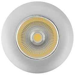 Recessed LED spot 5068 ECO FLAT, IP44, round, 350mA, 8W 3000K 700lm 24°, CRi>90, dimmable, matt chrome
