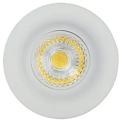 Recessed LED spot 5068 ECO FLAT glare-free, 350mA, 8W 4000K 800lm 38°, CRi>90, dimmable, matt white