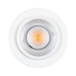 spot 9W DS round IP20, white matt dimmable