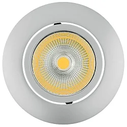 recessed luminaire 5068 ECO FLAT BIO dimmable IP40, chrome matt, clear dimmable 8W 530lm 4000K CRI 97