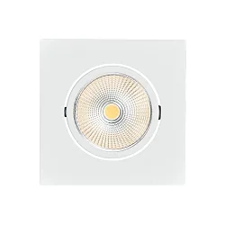 Downlight 5068Q ECO FLAT BIO hoekig IP40, wit mat dimbaar