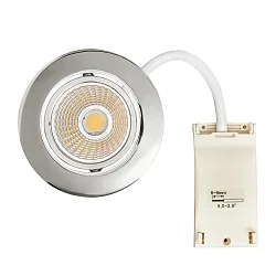 Downlight 5068 ECO DOB rond IP40, chroom dimbaar