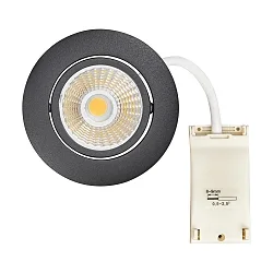 Downlight 5068 ECO DOB rond, draaibaar, incl. chauffeur, set van 1 IP40, zwart mat dimbaar
