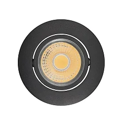 Downlight A 5068 T FLAT BIO dimbaar IP40, helder, zwart mat dimbaar