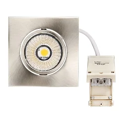 downlight 5068Q ECO DOB square IP40, chrome dimmable