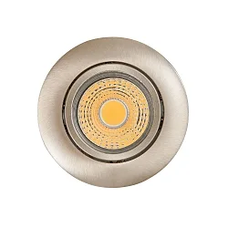 Downlight A 5068 BIO draaibaar LED IP40, nikkel geborsteld, gepoedercoat dimbaar