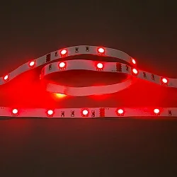 LED Strip Flexible LED SMD 5050, 12V, 7.2W/m, RED, 500cm